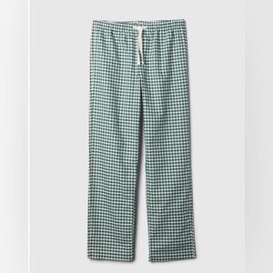 Gap Green Gingham Woven Pajama Pants | Men’s XS (Women’s 0-2) | NWT